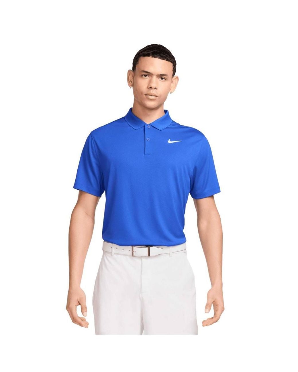 Nike Blue Victory Solid Polo Shirt for men