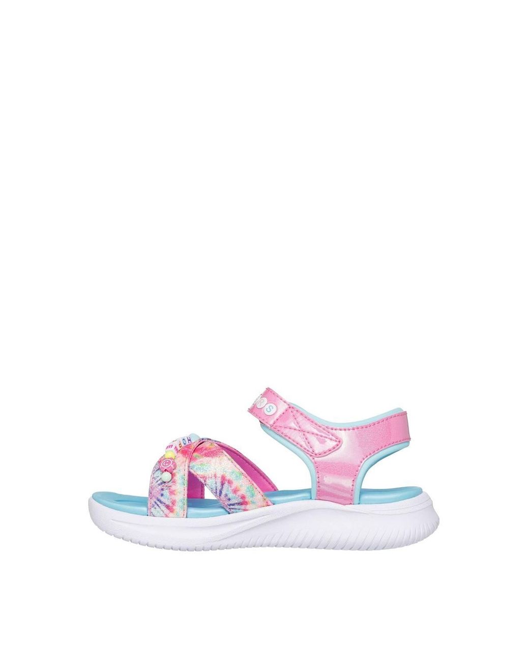Skechers White Jumpsters Tie Dye Bffs Sandal