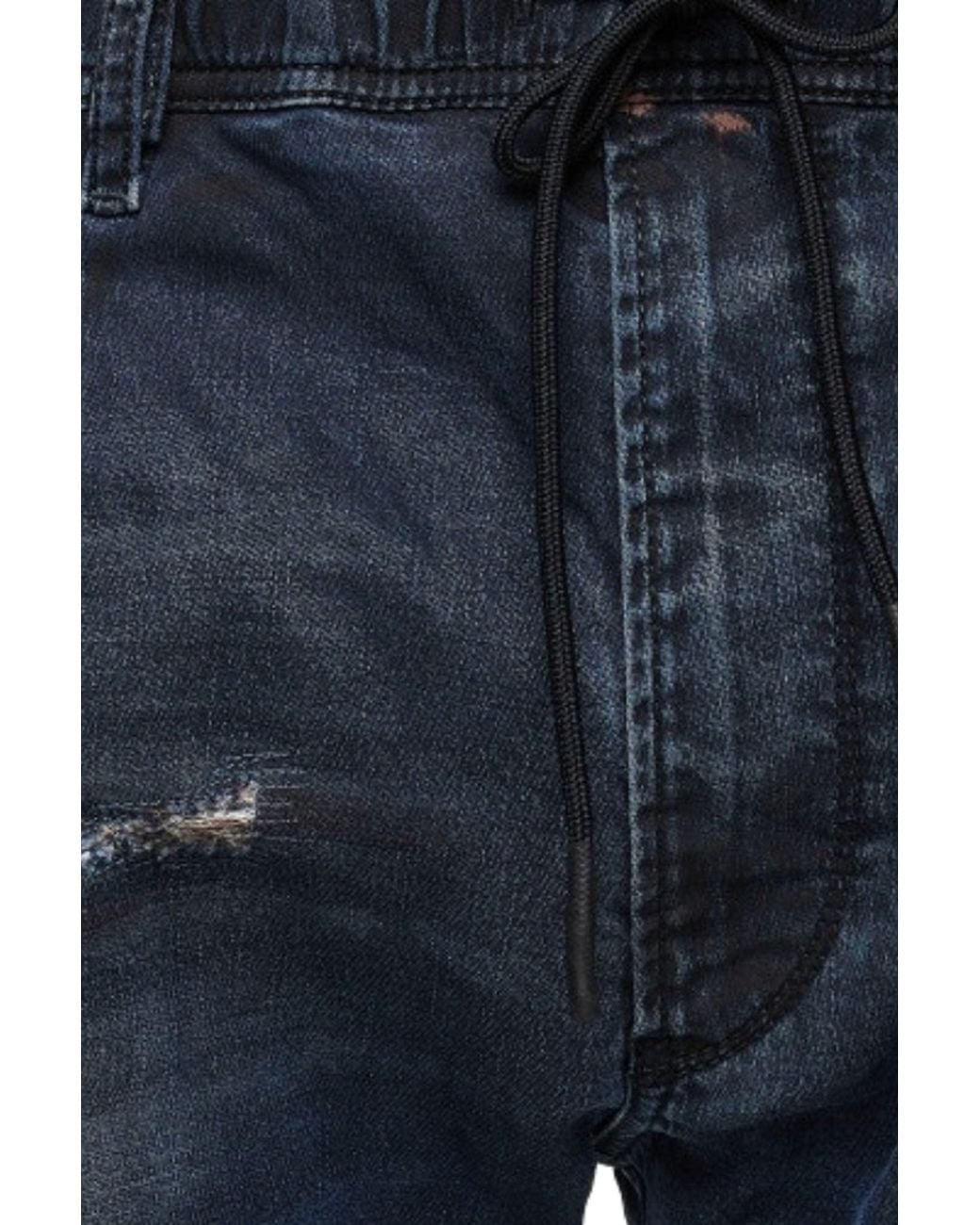 DIESEL Blue Krooley-Ne Zip Fly Jeans for men