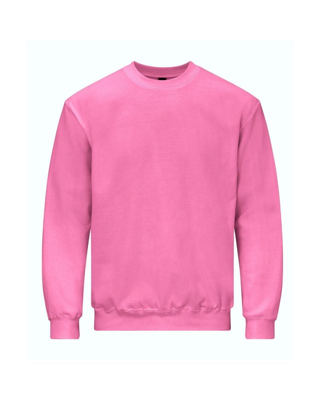 Gildan Pink Softstyle Fleece Midweight Sweatshirt for men