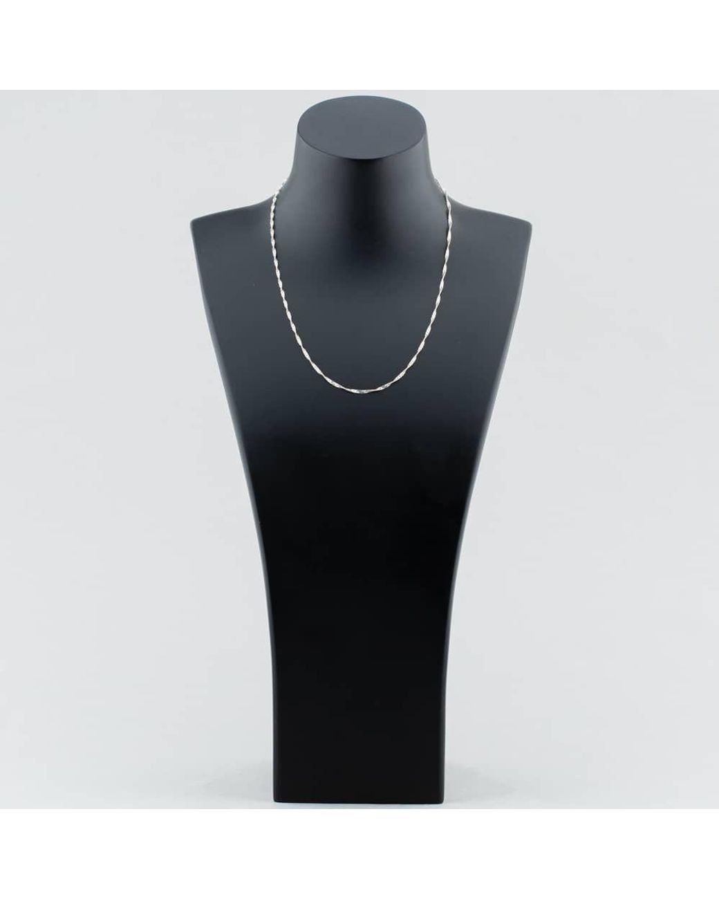 T.H.Baker Metallic Sterling 51Cm Twisted Curb Chain Necklace 8.13.0475-51