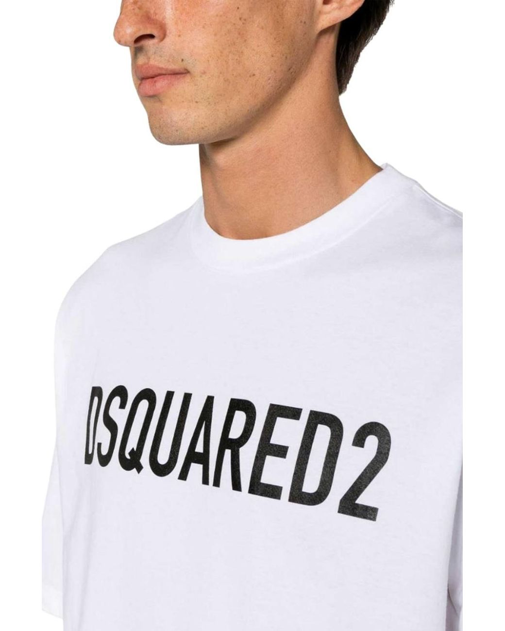 DSquared² Black Short Sleeve Round T-Shirt for men