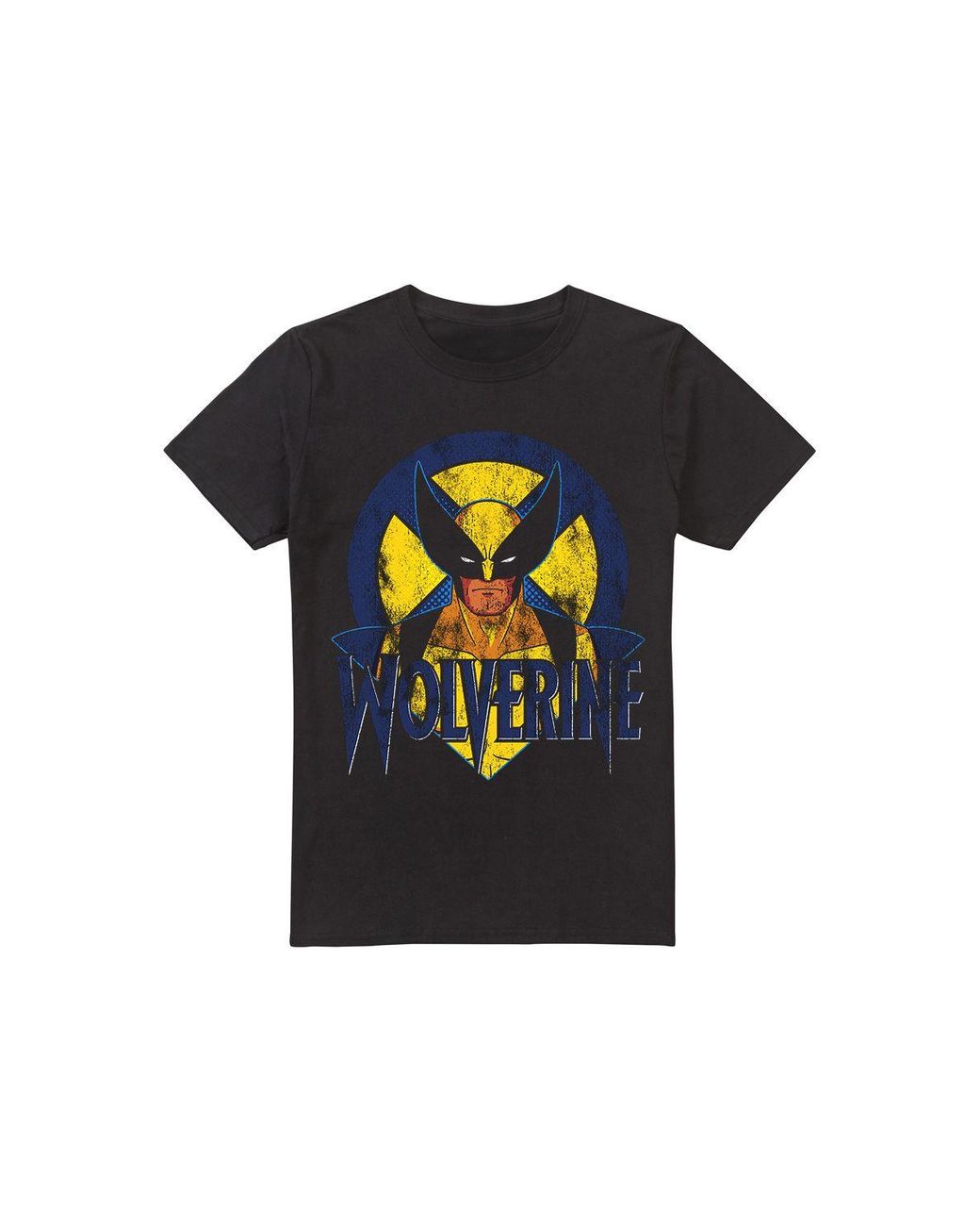 Marvel Black Retro Wolverine T-Shirt for men