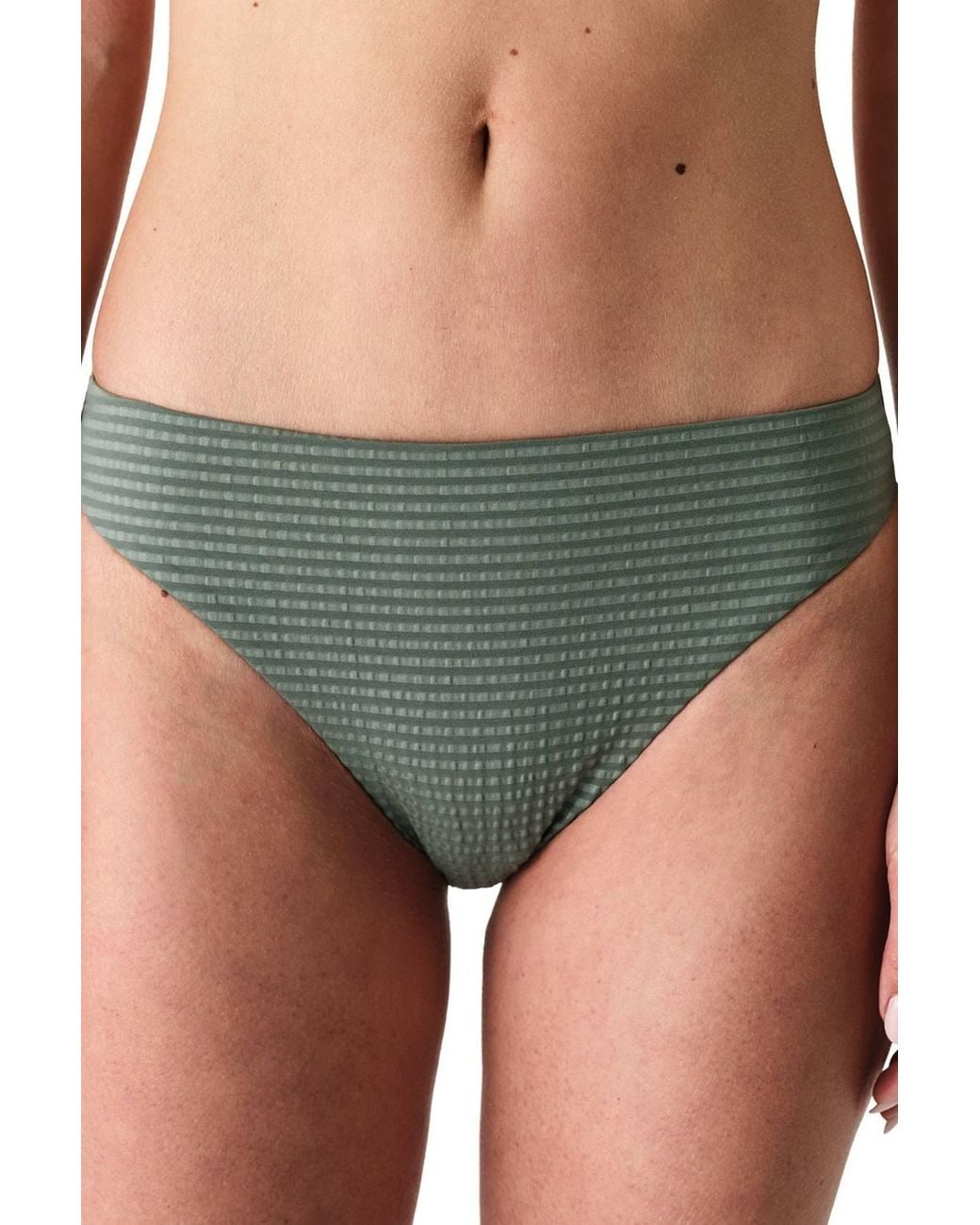 Penti Green Rana Textured High Waist Bikini Bottom