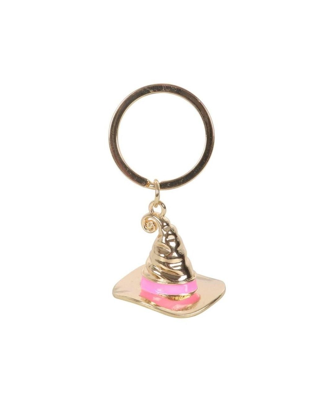 KDMD Pink Good Witch Alloy Witch Hat Keyring