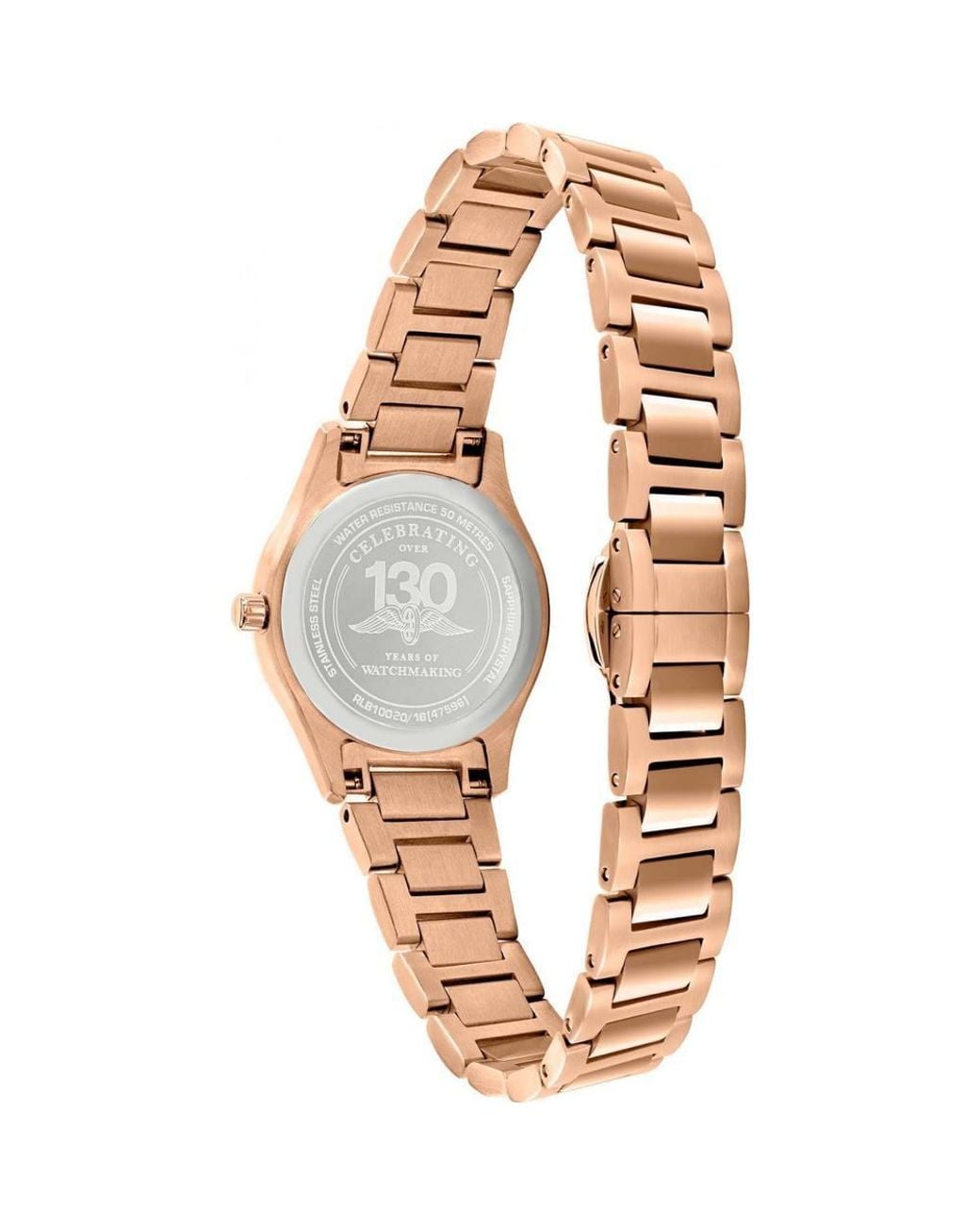 Rotary Metallic Rlb10020-16 Heritage 28Mm Quartz Watch