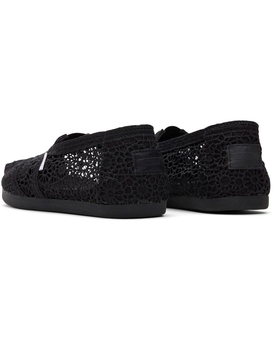 TOMS Black Alpargata' Slip On Shoes