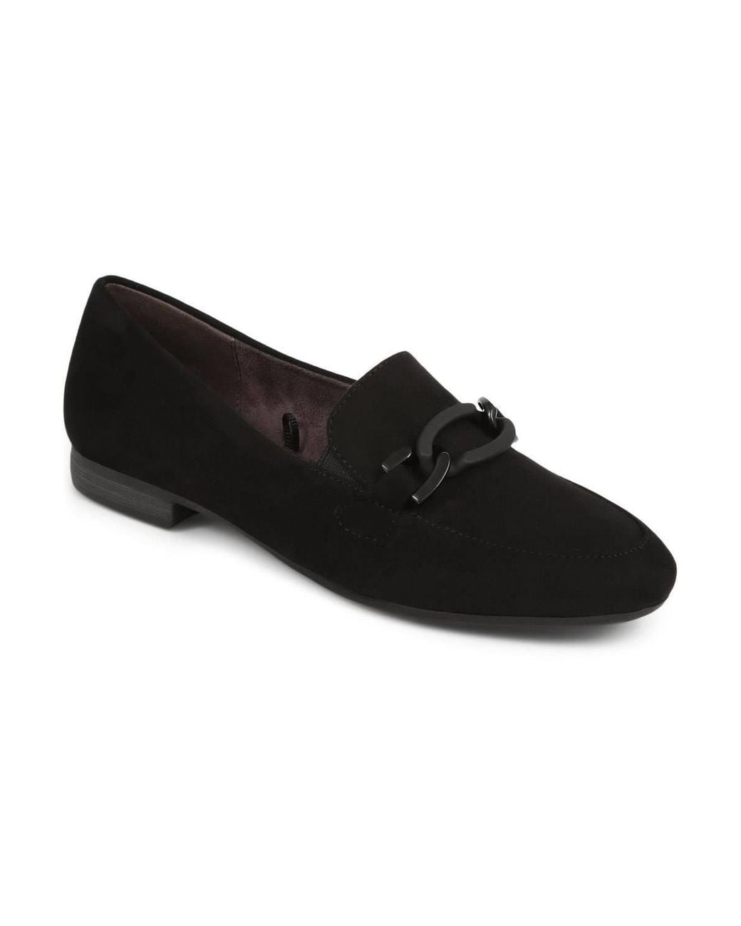 Pavers Black Smart Slip On Loafers