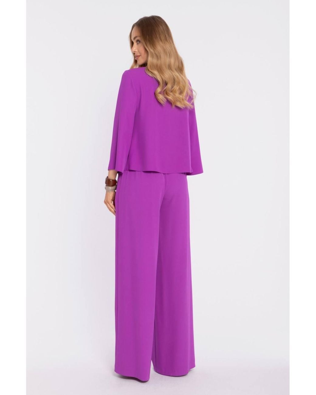 Love Lace Purple Essential Classic Modern Trousers