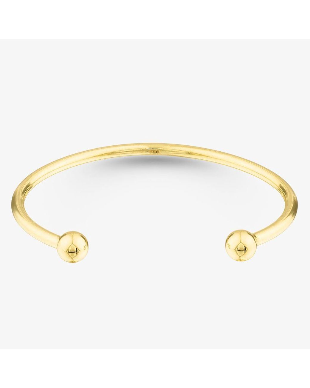 T.H.Baker Metallic Childrens Plated 40X50Mm Torque Bangle S8023Y