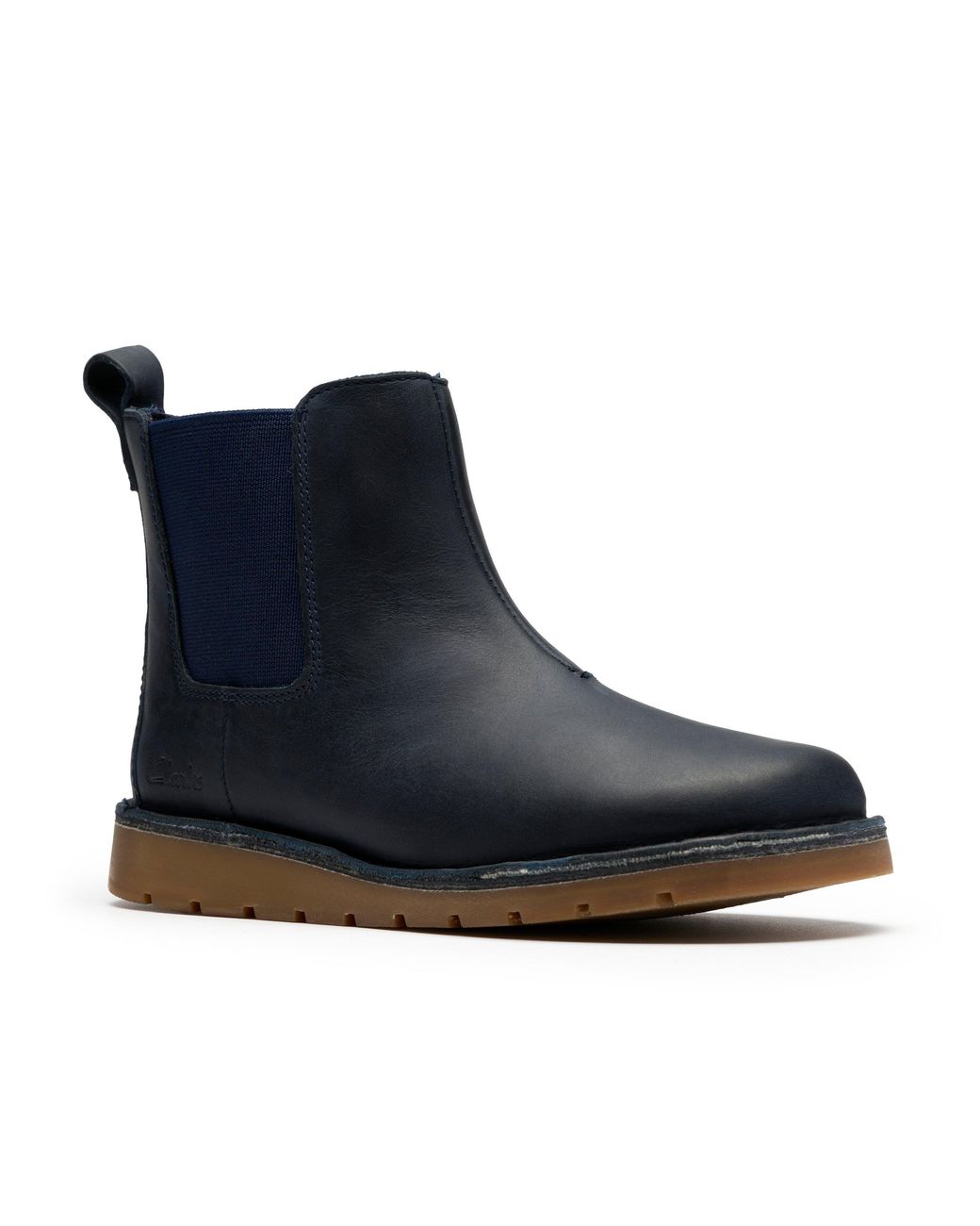 Clarks Blue Joyful Sky Kid Ankle Boots