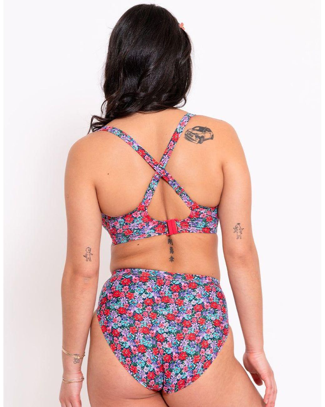 Curvy Kate Purple Kitsch Kate Multiway Balcony Bikini Top Underwired