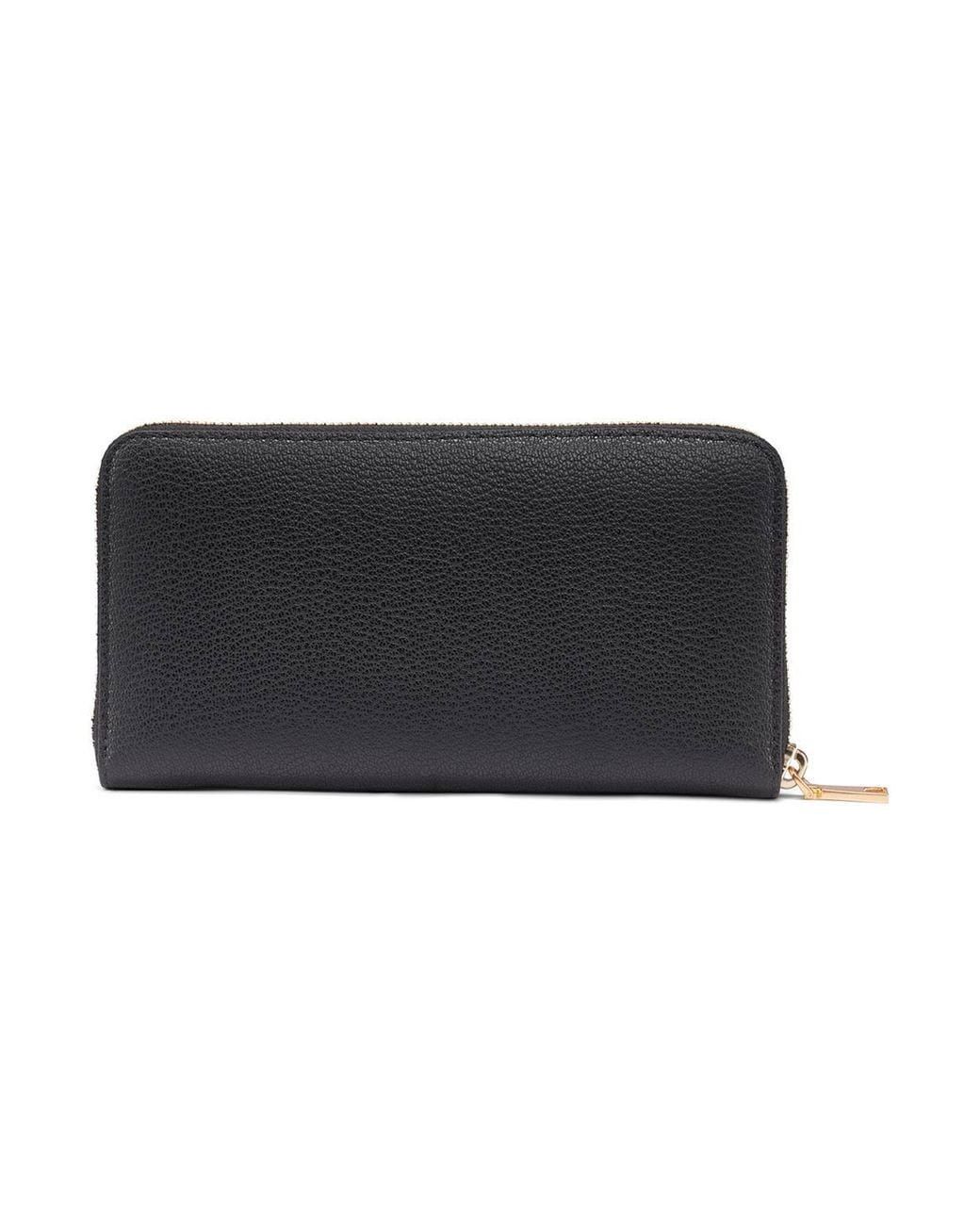 DKNY Black Alya Large Zip Around Wallet