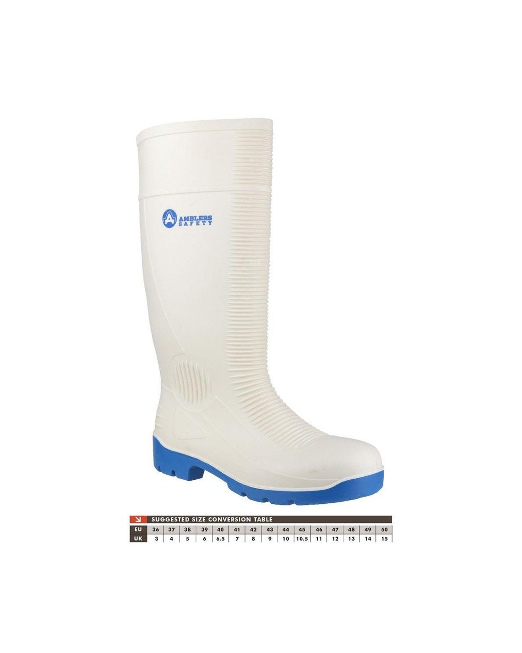 Amblers White 'Fs98' Safety Wellington Boots