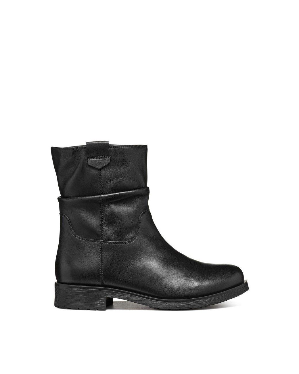 Geox Black D Rawelle A Ankle Boots
