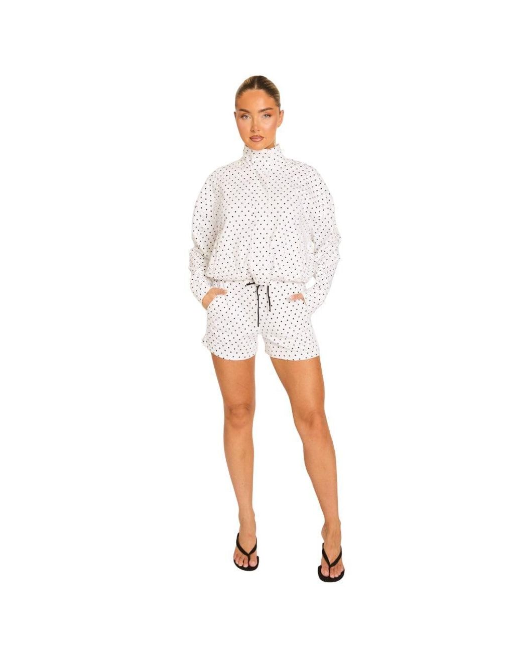Rebellious Fashion Yellow High Neck Zip Up Jacket & Shorts Co-Ord Set