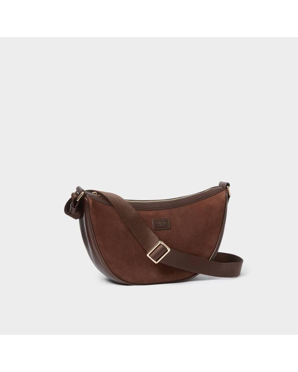 Osprey Brown The Mocha Suede Sling Bag for men