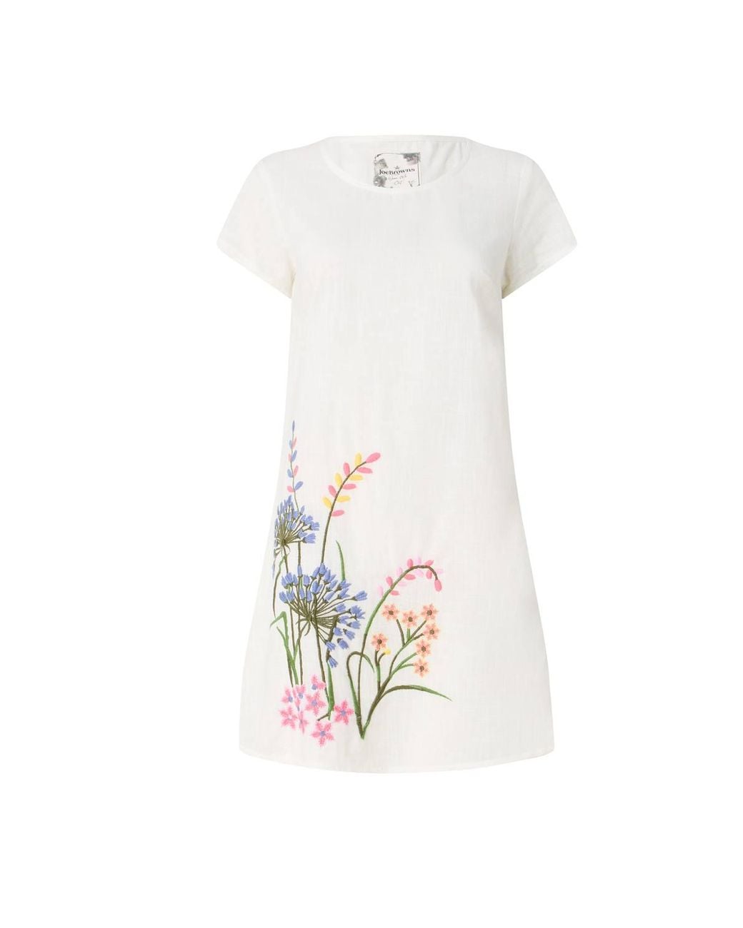Joe Browns Blue Embroidered Floral Meadow Tunic