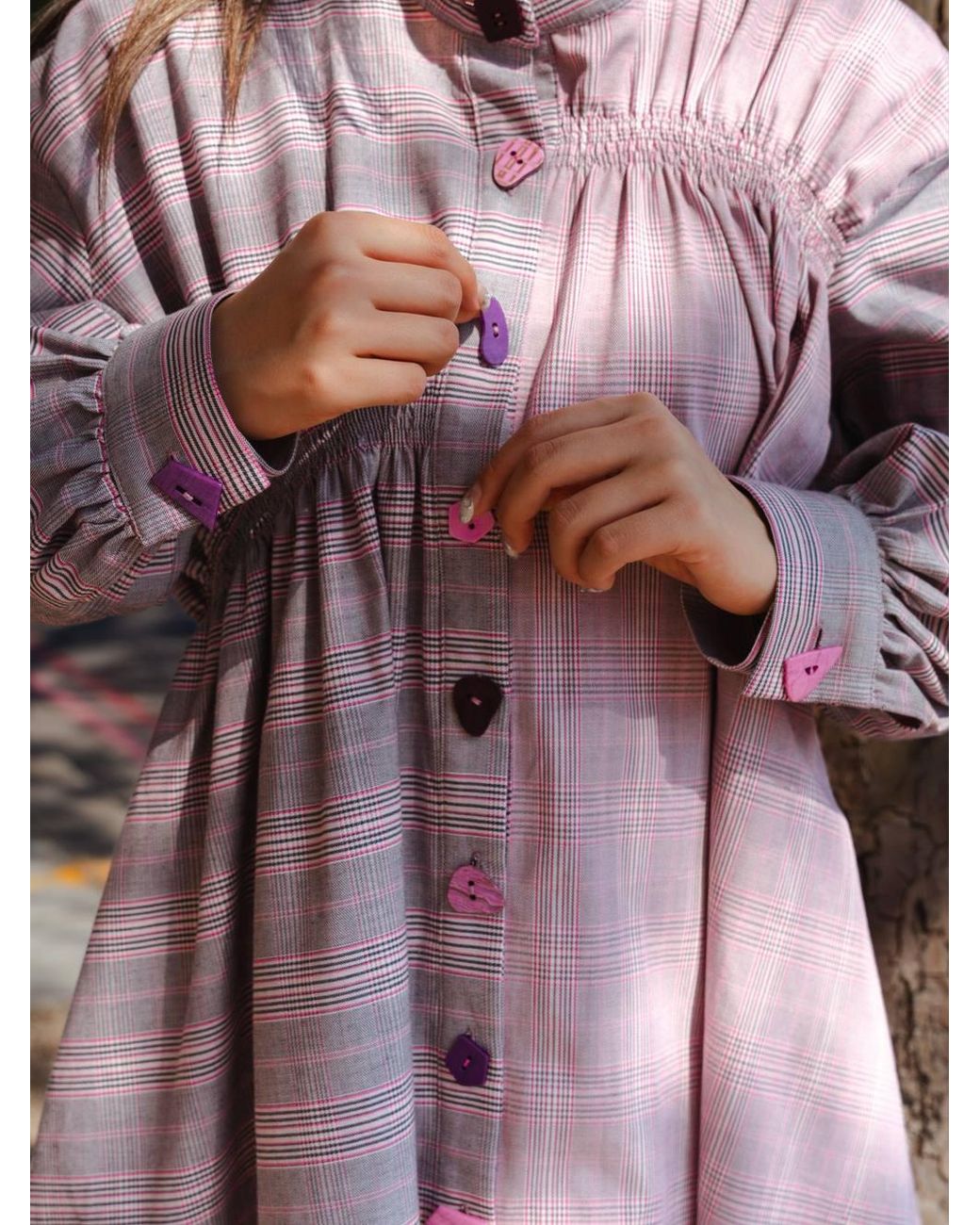 Boo Pala London Purple Suki Shirt Dress
