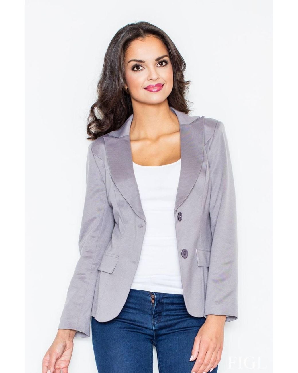 Love Lace White Modern Knitted Polyester Jacket