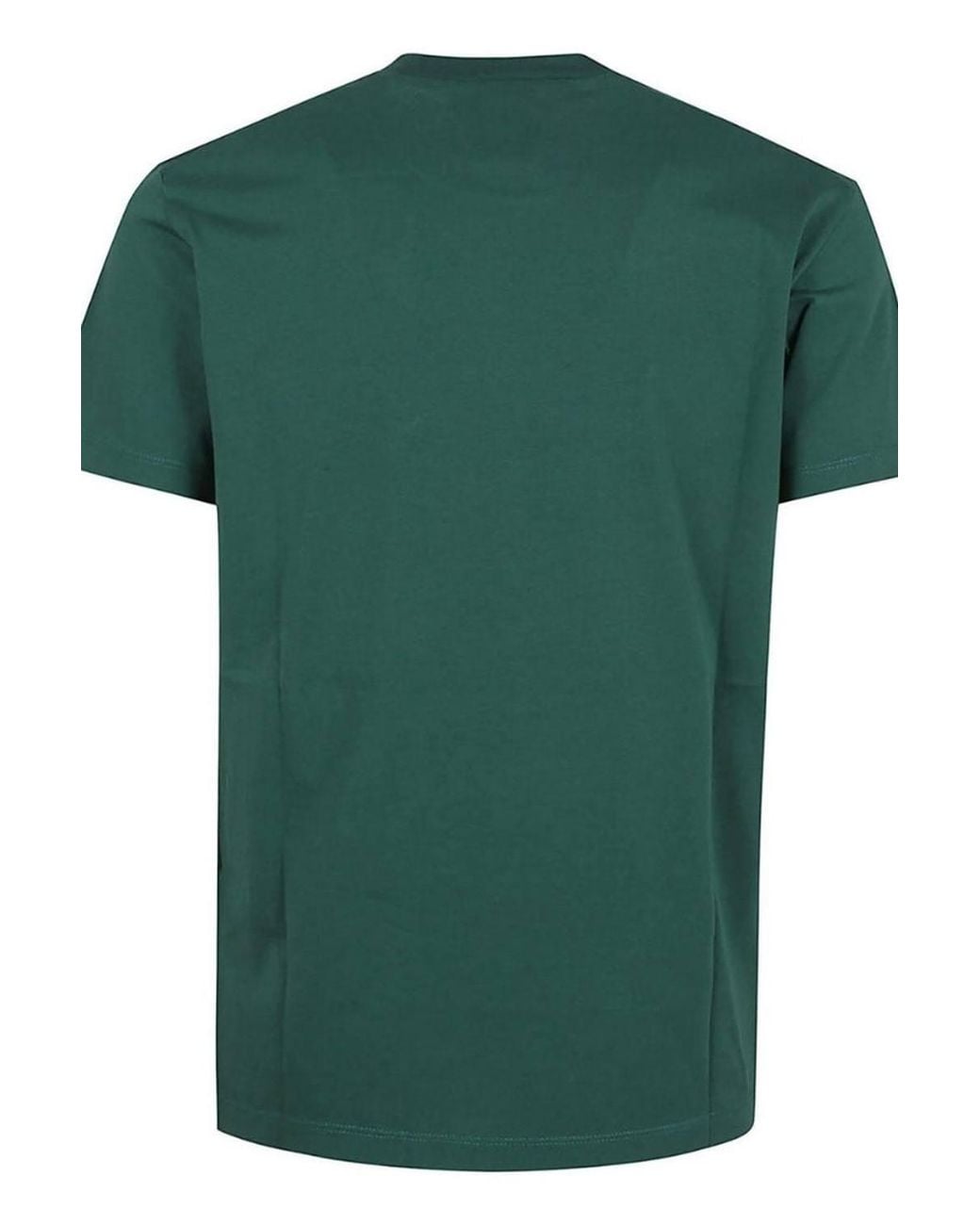 DSquared² Green Milano Short Sleeve Round T-Shirt for men