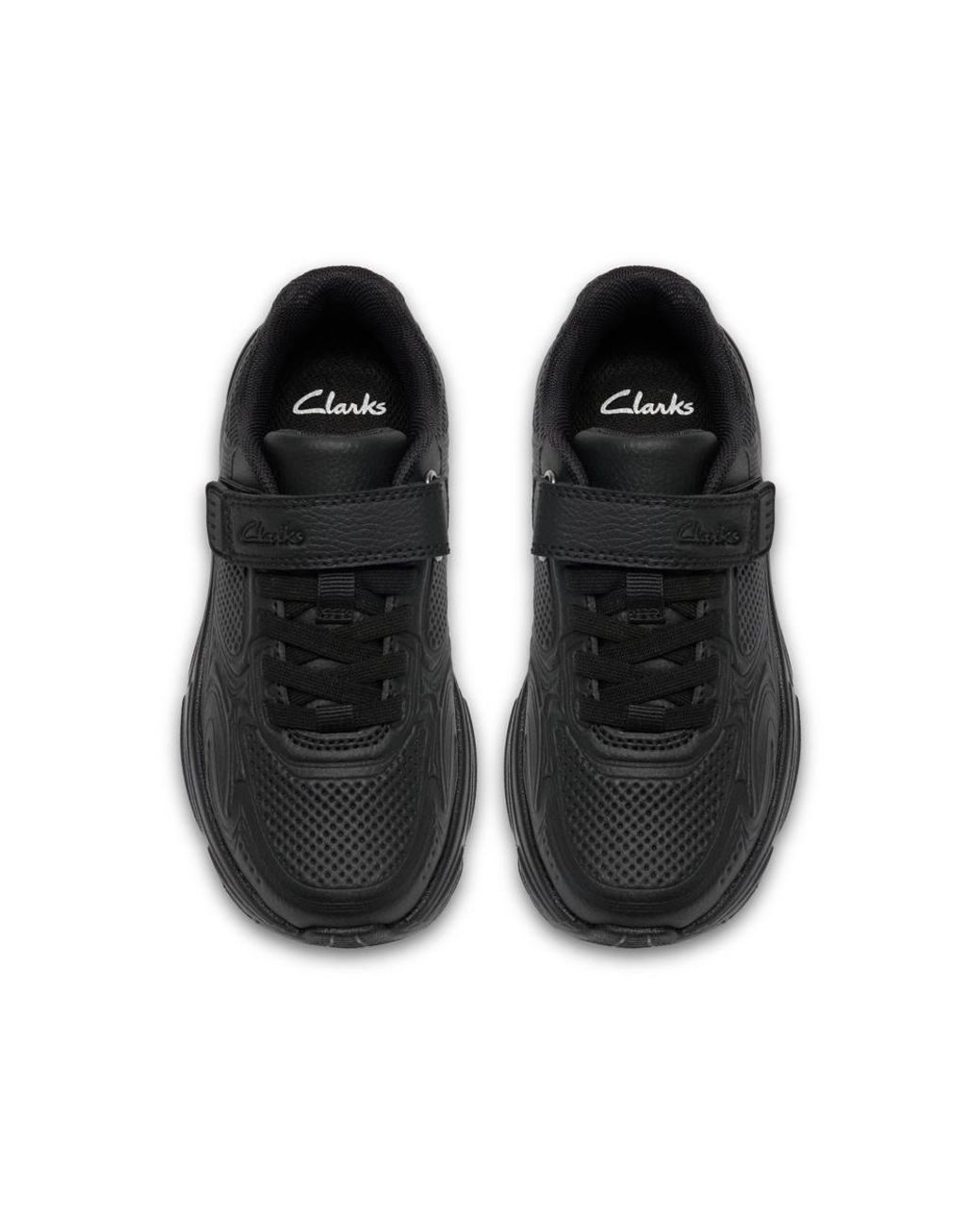 Clarks Black Craftonsolo K Trainers