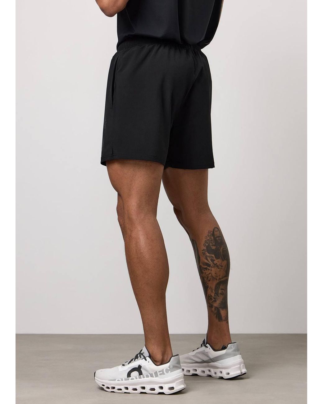 Gym King Black Performance 5 Inch Shorts for men