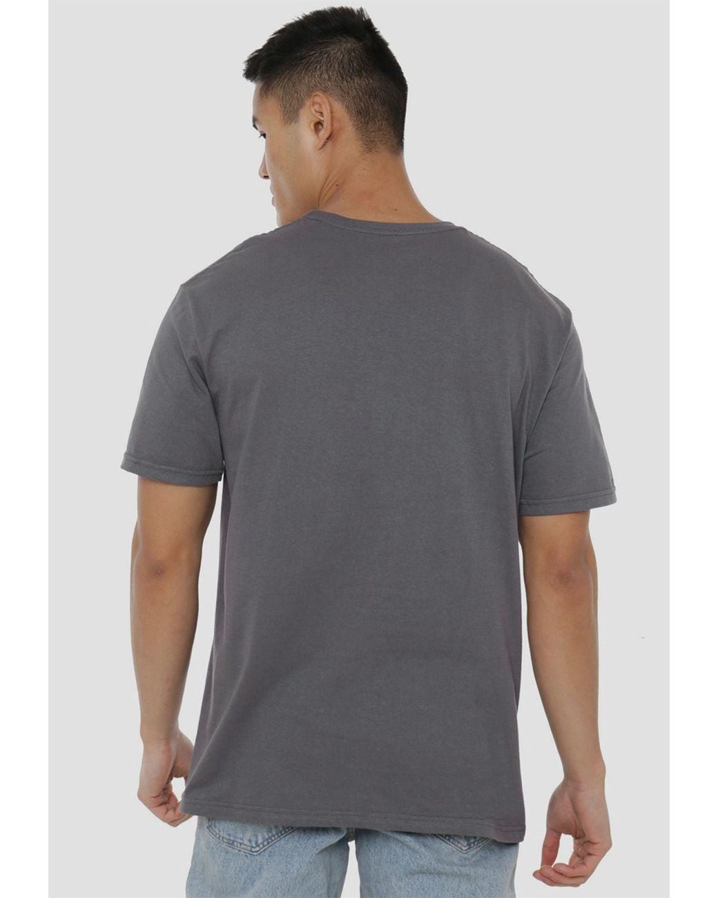 Marvel Gray Fantastic Four Flame On Johnny Storm Trend T-Shirt, Light Graphite