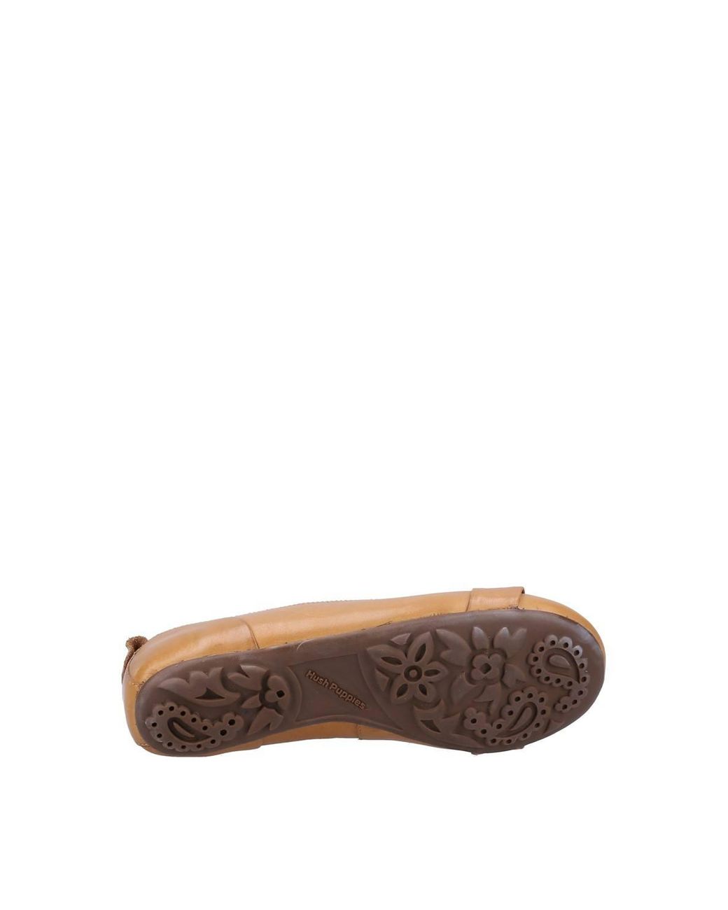 Hush Puppies White 'Jada' Knot Ballerina Flat
