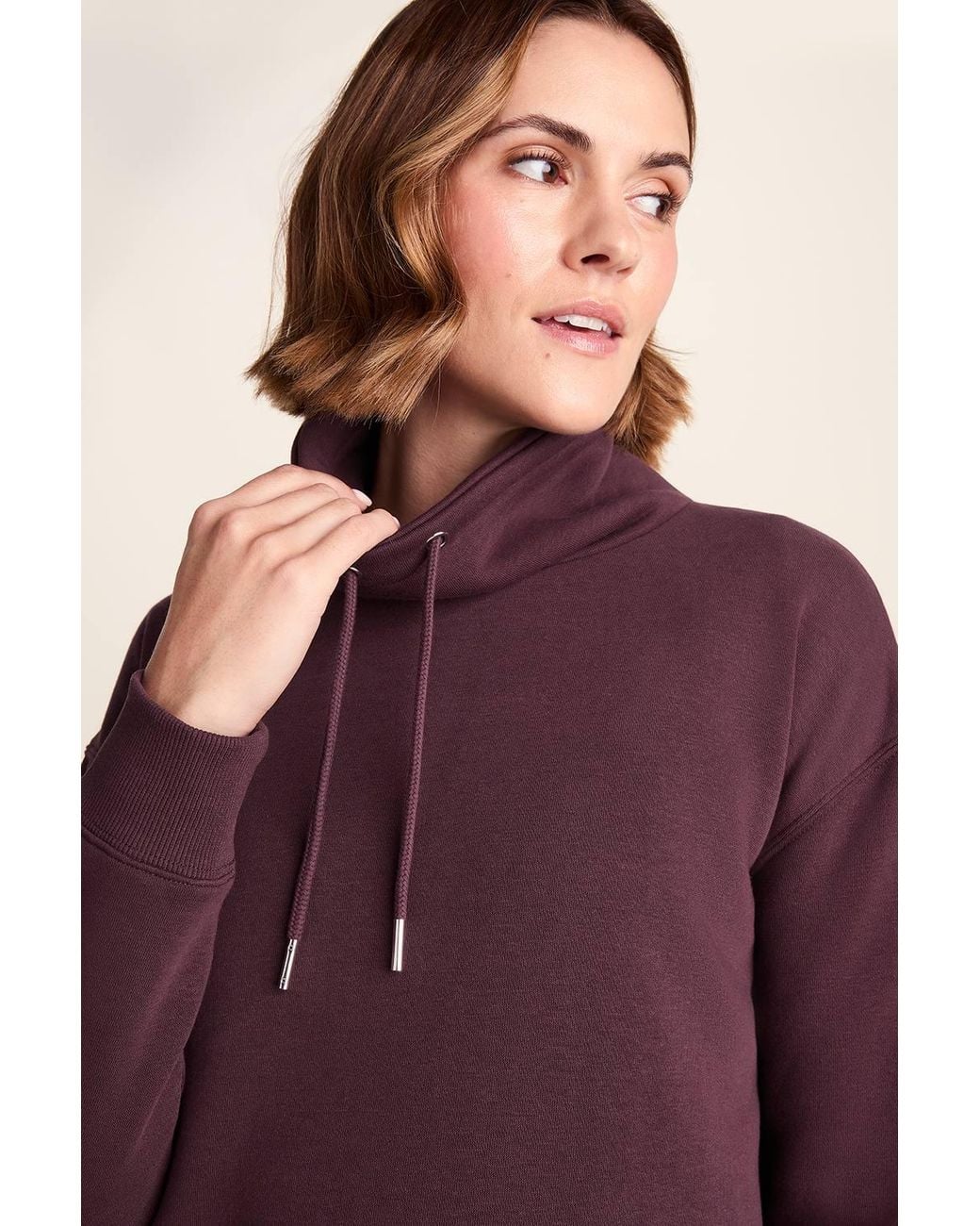 TOG24 Purple 'Drakeford' Supersoft Longline Sweat