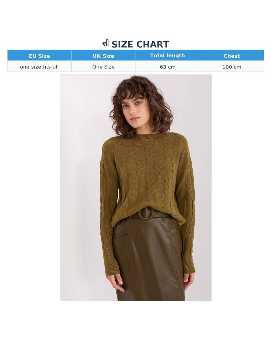Love Lace Green Soft Viscose Long Sleeve Heavyweight Jumper