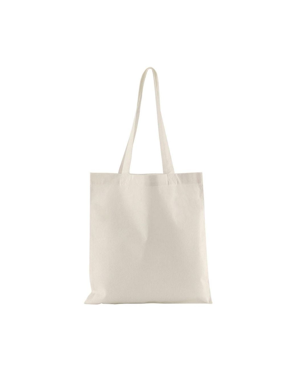 Westford Mill Natural Plain Cotton Tote Bag