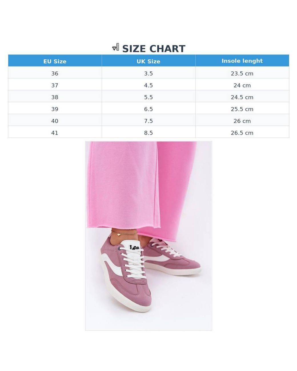 Love Lace Pink Everyday Round Toe Lace-Up Sports Trainers