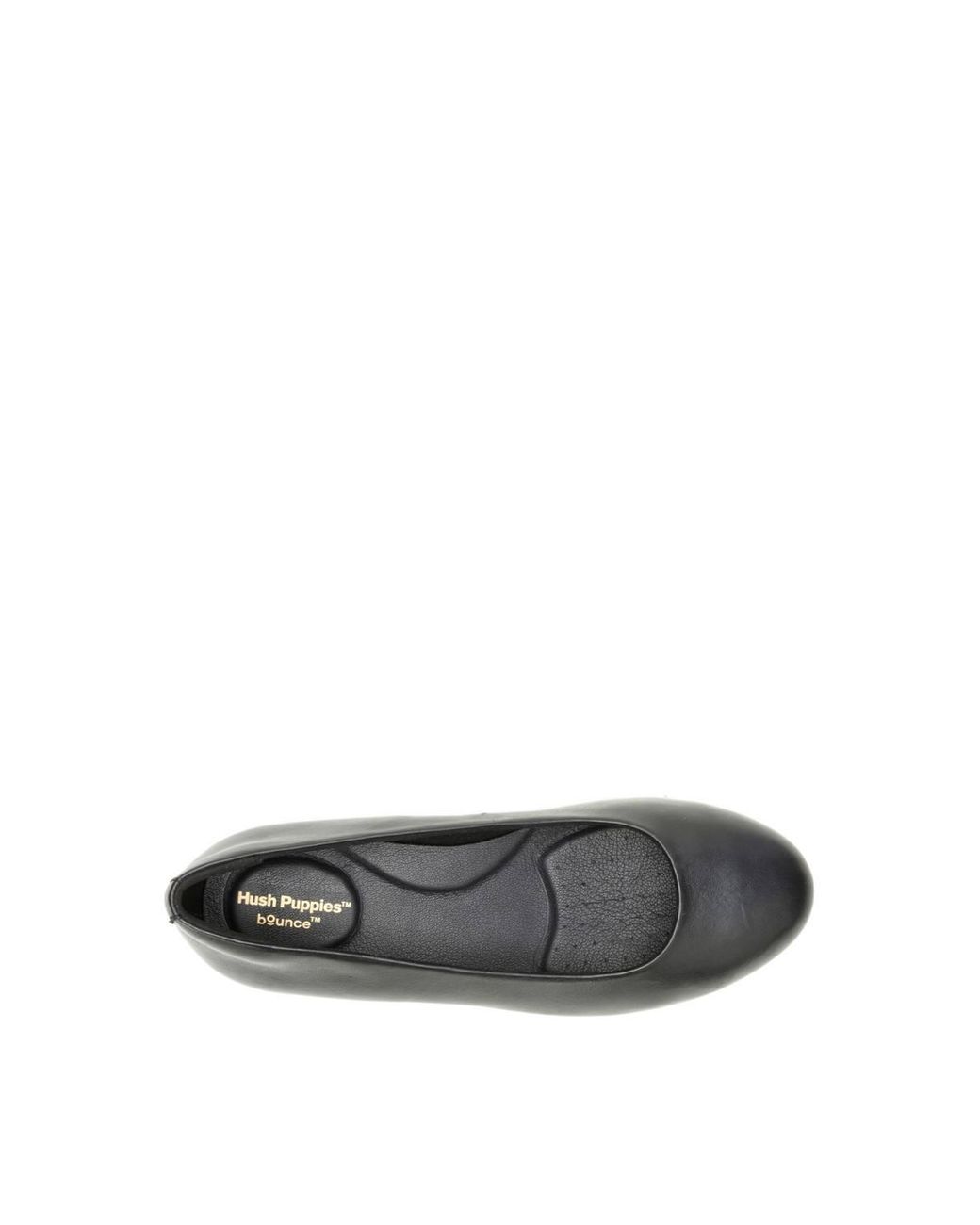Hush Puppies Black Alice Flat Ballerina