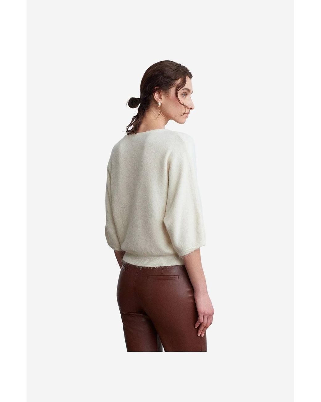 Dilvin Natural Wool Blend Sweater