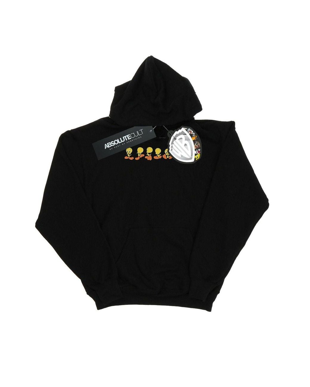 Looney Tunes Black Tweety Pie Colour Code Hoodie for men