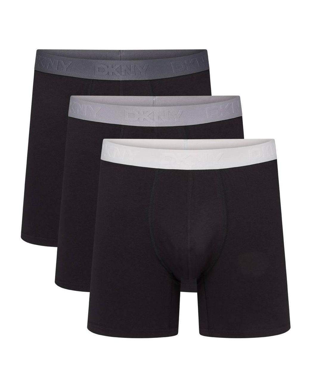 DKNY Black 3 Pack Clanton Trunks for men
