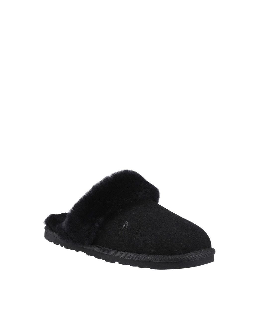 Hush Puppies Black Samantha Mule Slipper