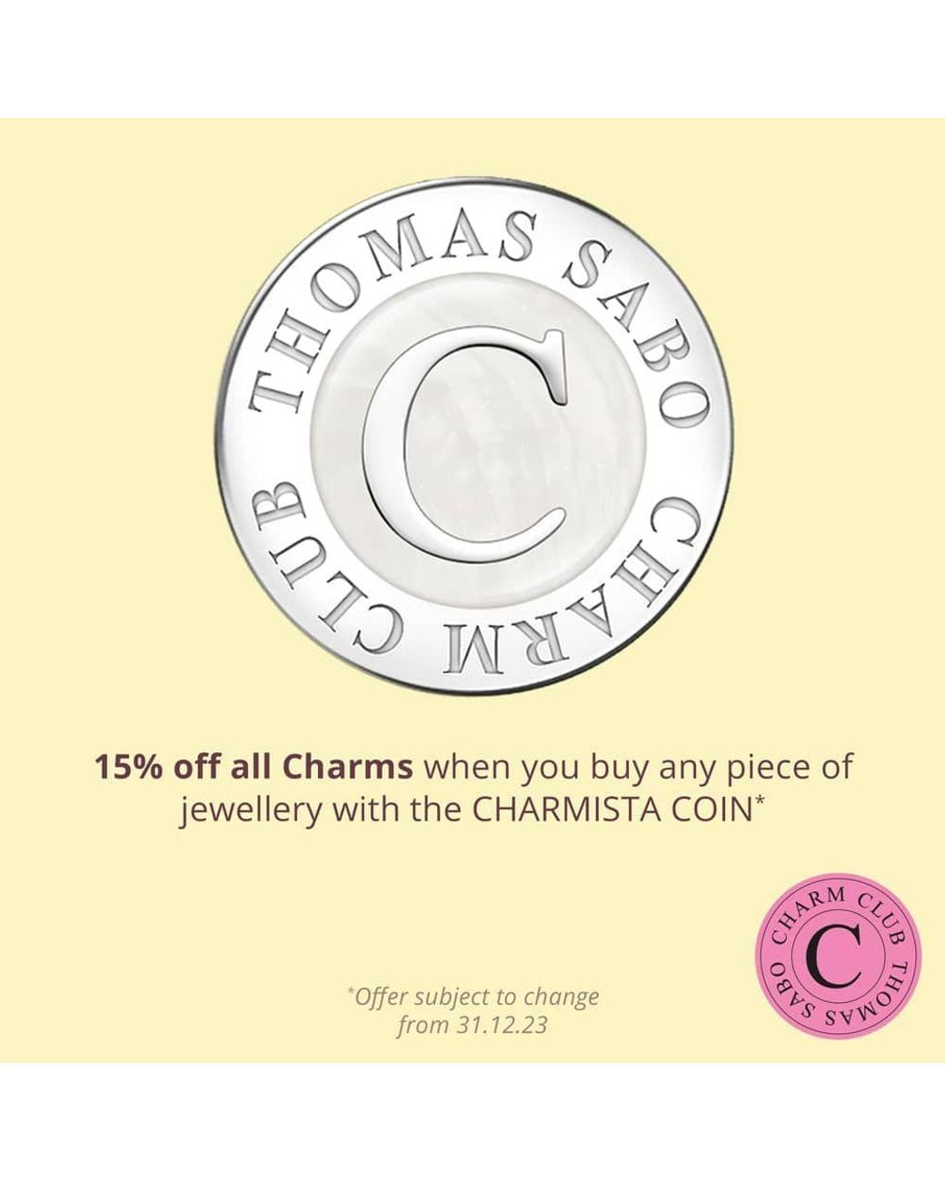 Thomas Sabo White Cold Enamel Long Link Charm Bracelet X0286-007-21 19Cm
