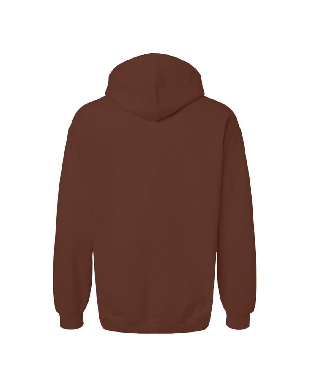 Gildan Brown Softstyle Fleece Midweight Hoodie