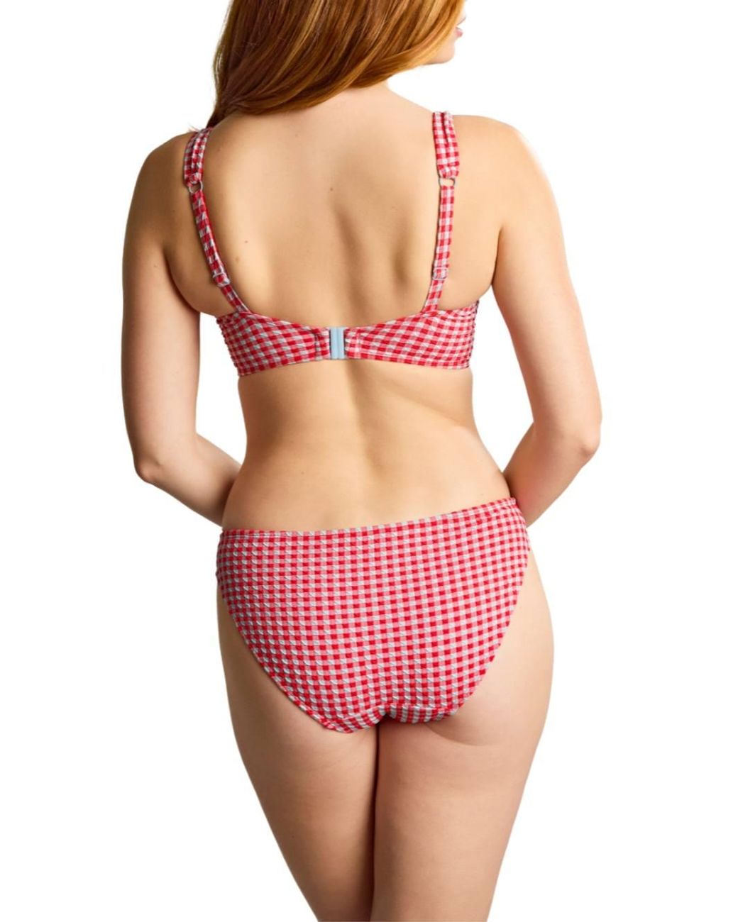 Panache Red Gingham Classic Bikini Brief
