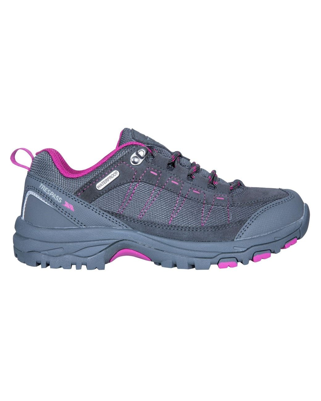 Trespass Blue Scree Lace Up Technical Walking Shoes