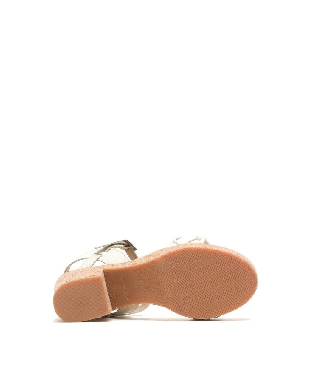 Hush Puppies White Poppy Quarter Strap Sandal