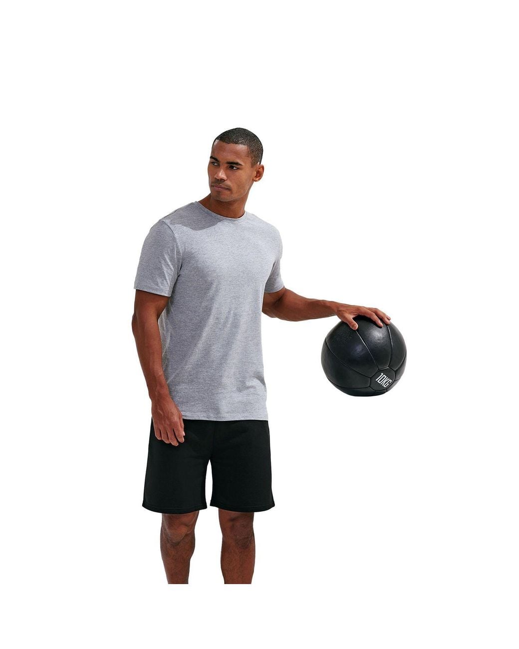 Tridri Gray Plain T-Shirt for men