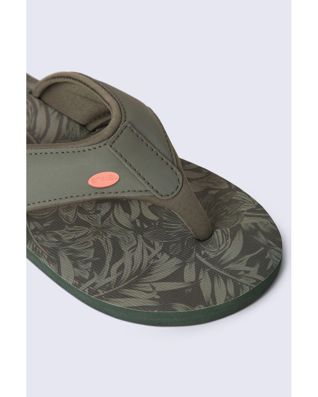 Animal Gray Swish All Over Printed Flip Flop