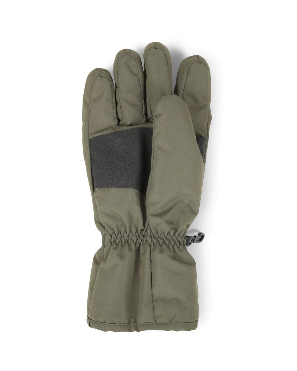 Mountain Warehouse Green Snowproof Textured Palms Fleece Lined Skiing Gloves for men