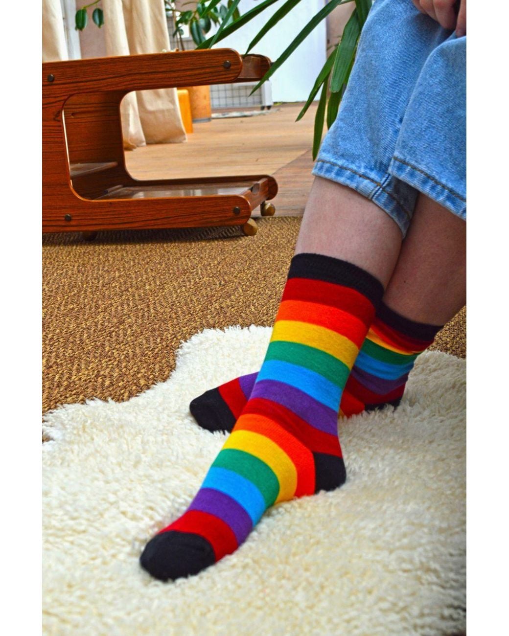 Sock Snob Multicolor 3 Pack & Striped Design Casual Cotton Socks