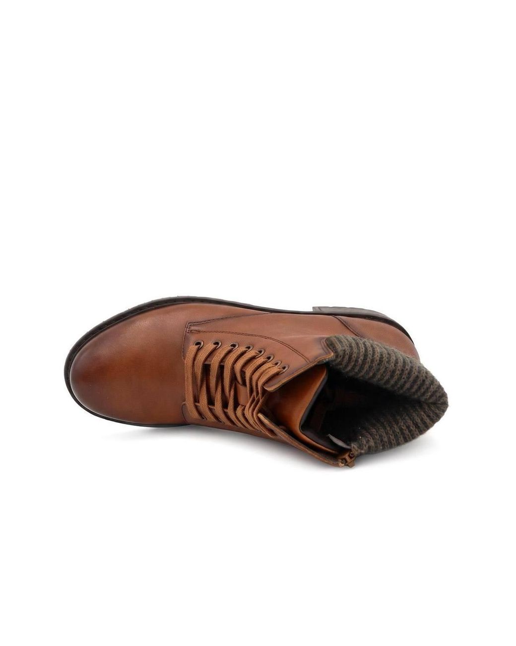 Pavers Brown Breathable Leather Boots