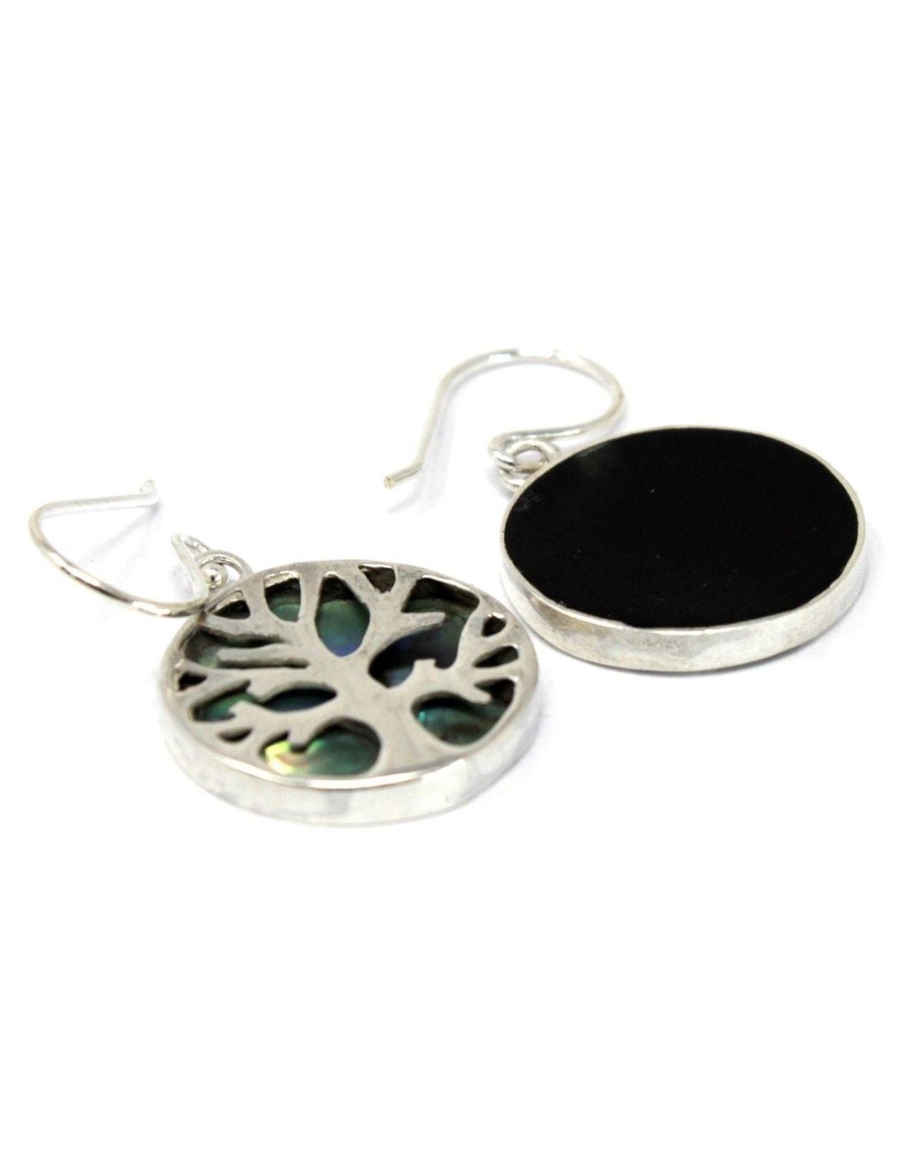 KDMD Green Tree Of Life Earrings 15Mm