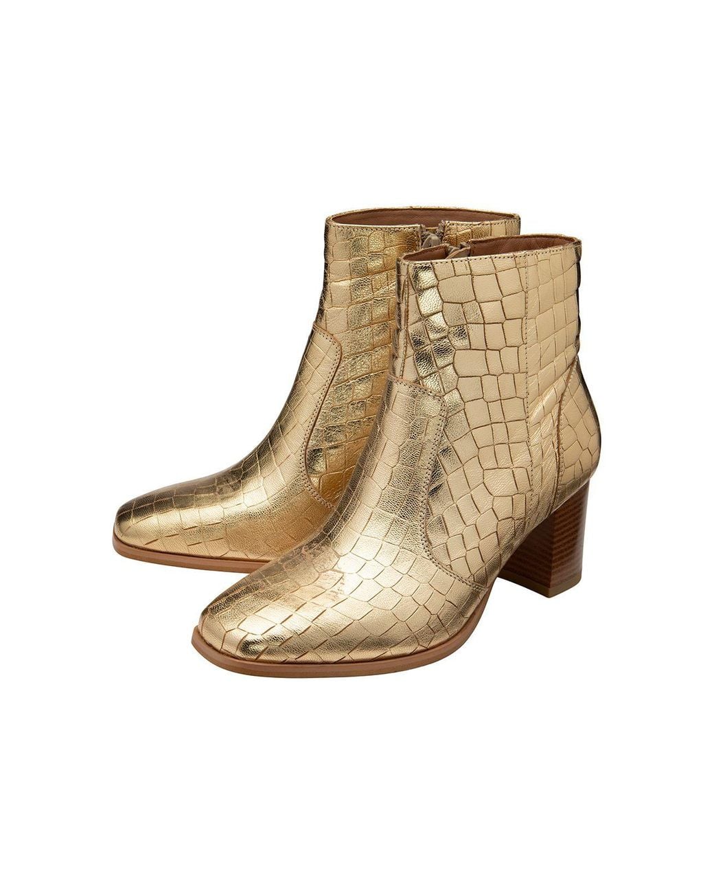 Ravel Natural 'Louth' Leather Ankle Boots